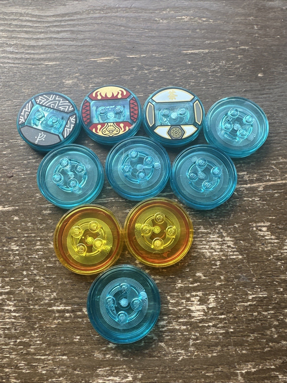 10 X Lego Dimensions Toy Tag Base Only Free Shipping Lot #7