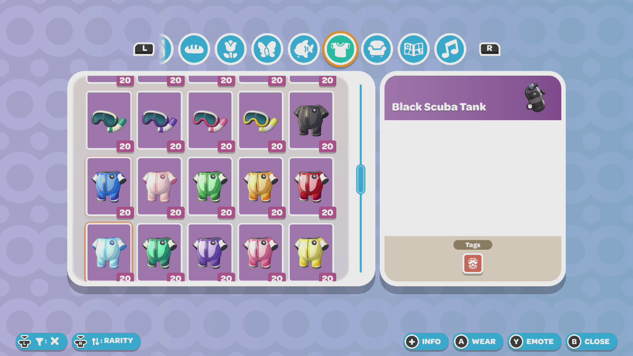 Hello Kitty Island Adventure Clothes 👗Any Item Nintendo Only