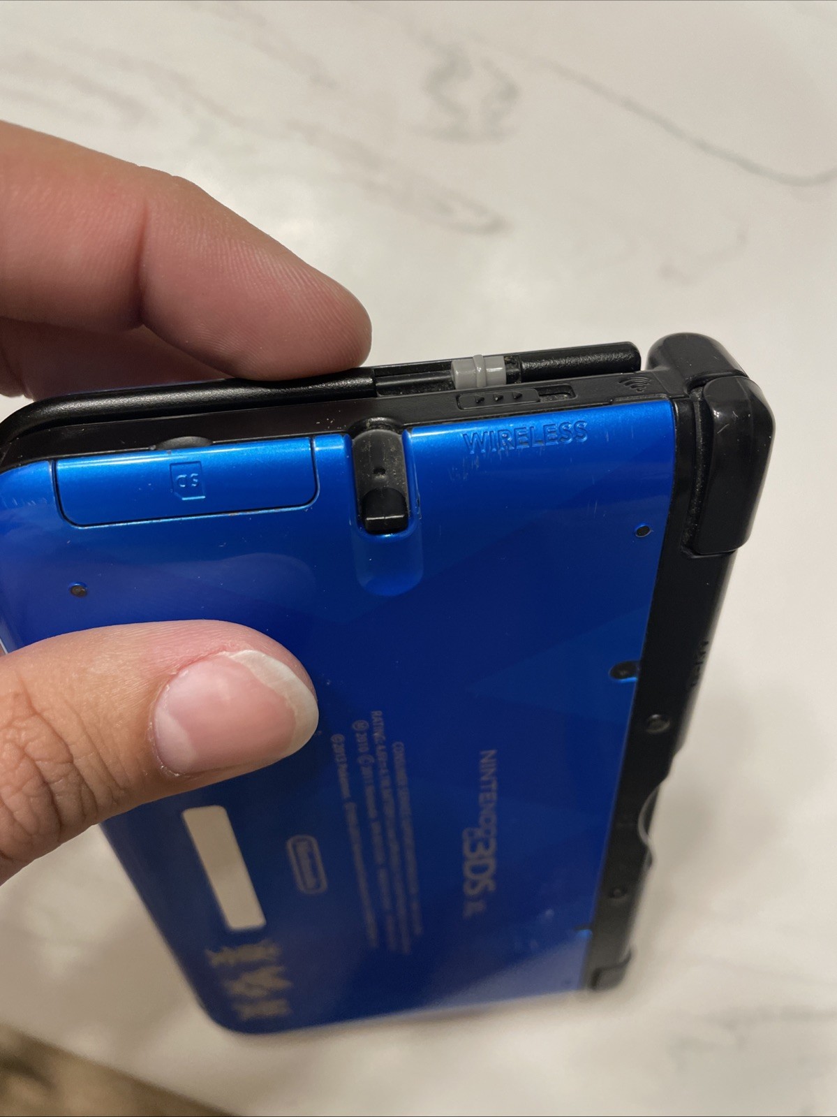 Tested USA VERSION Nintendo 3DS XL Pokémon X and Y blue version Handheld System