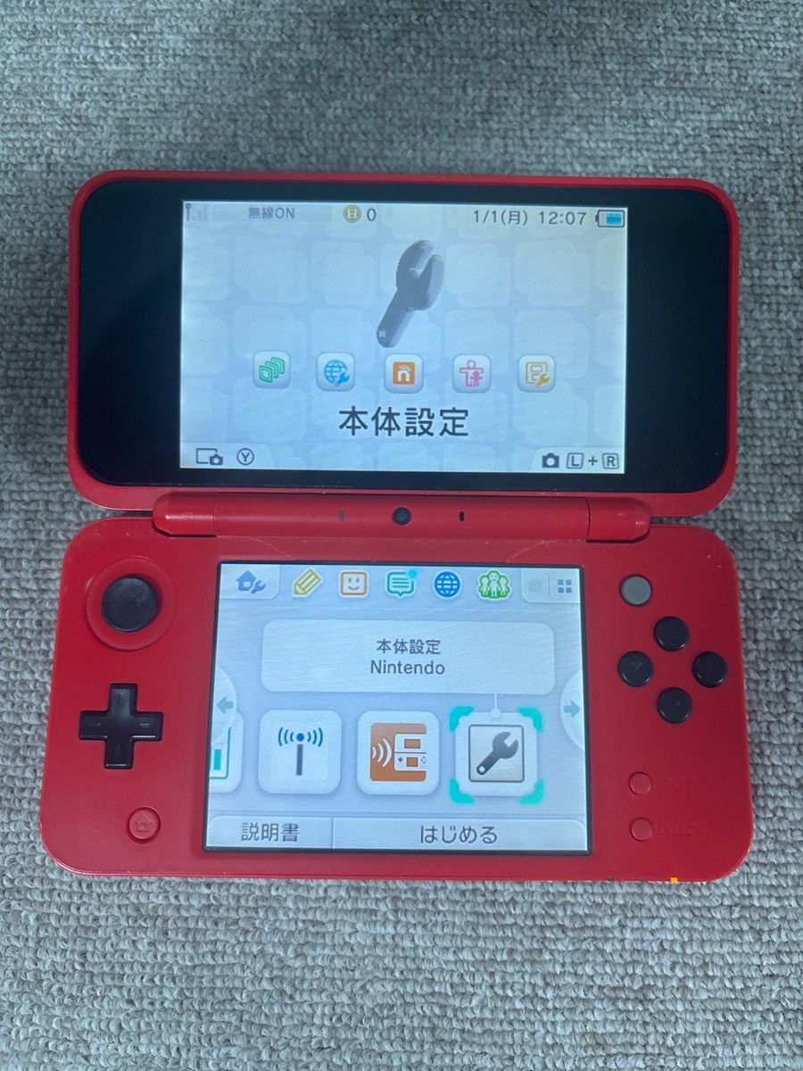 New Nintendo 2DS XL LL Pokemon Poke Ball Console Japanese B947