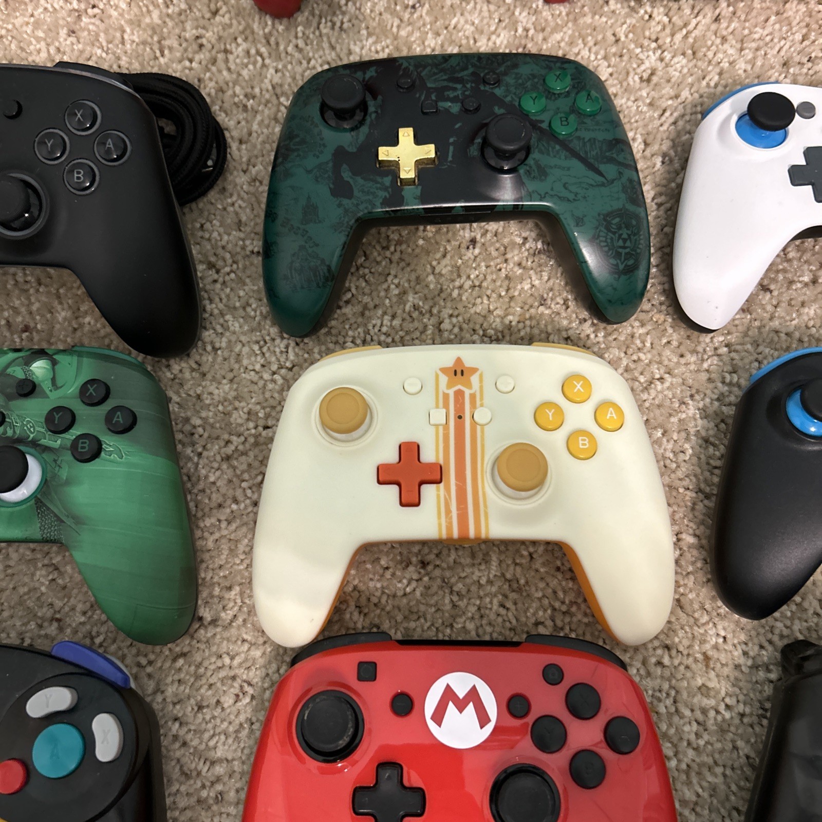 Nintendo Switch Wired & Wireless Controller Lot – Tested & Working