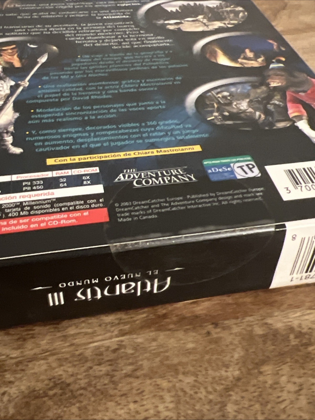 Atlantis lll Pc Cd-ROM Video Game The Adventure Company