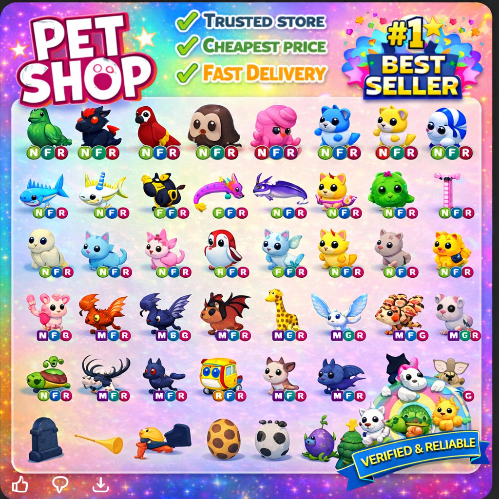 Virtual Pet Game Egg-Meega Neeon / NFR / FR / Same Day & Easy Delivery 🐻 🐼