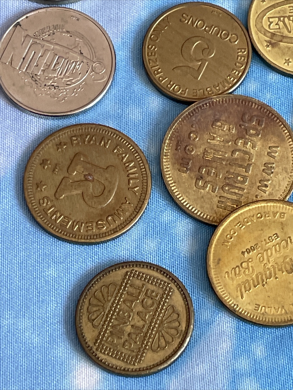 Arcade Token Lot Games Tokens Gaming Fun