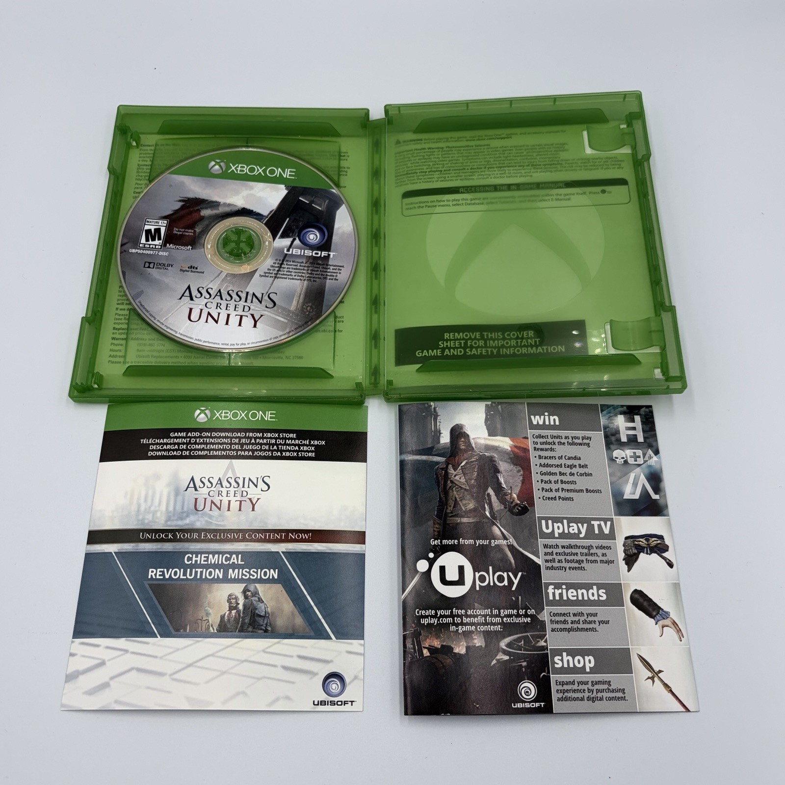Assassin’s Creed Xbox One Lot 4 Games Unity Ezio Collection Syndicate Origins