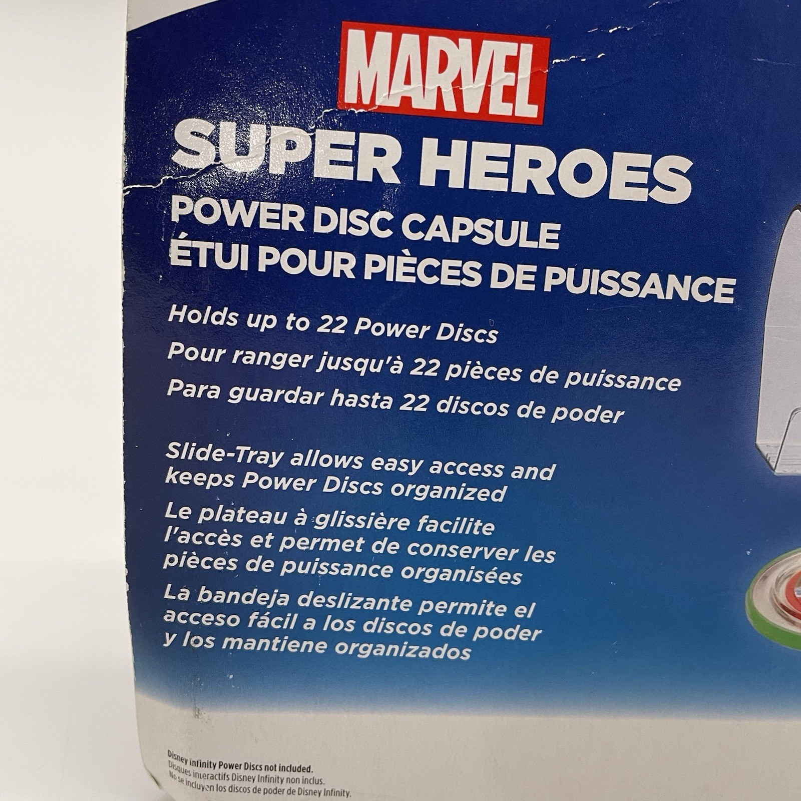Disney Infinity 2.0 Marvel Super Heroes Power Disc Capsule Green Holds 22 Dics
