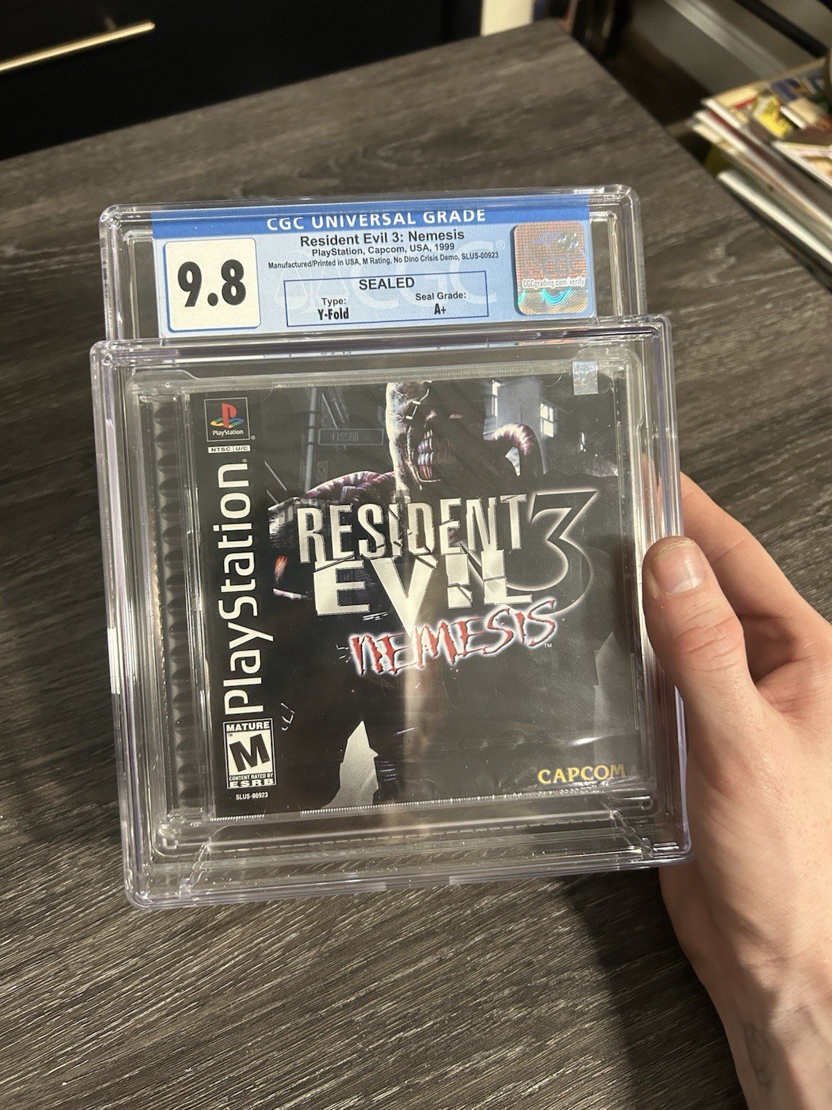 Resident Evil 3 Nemesis Sony PlayStation PS1 Capcom Sealed New CGC 9.8 A+