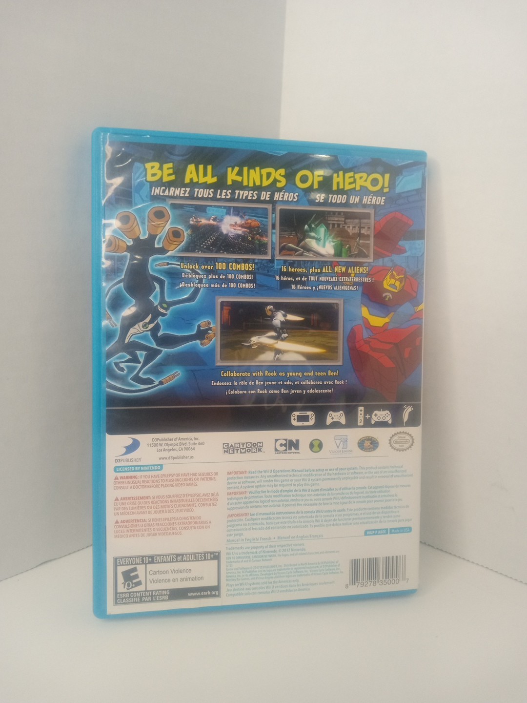 Ben 10: Omniverse 2 Nintendo Wii U, 2013 Complete Cib Great