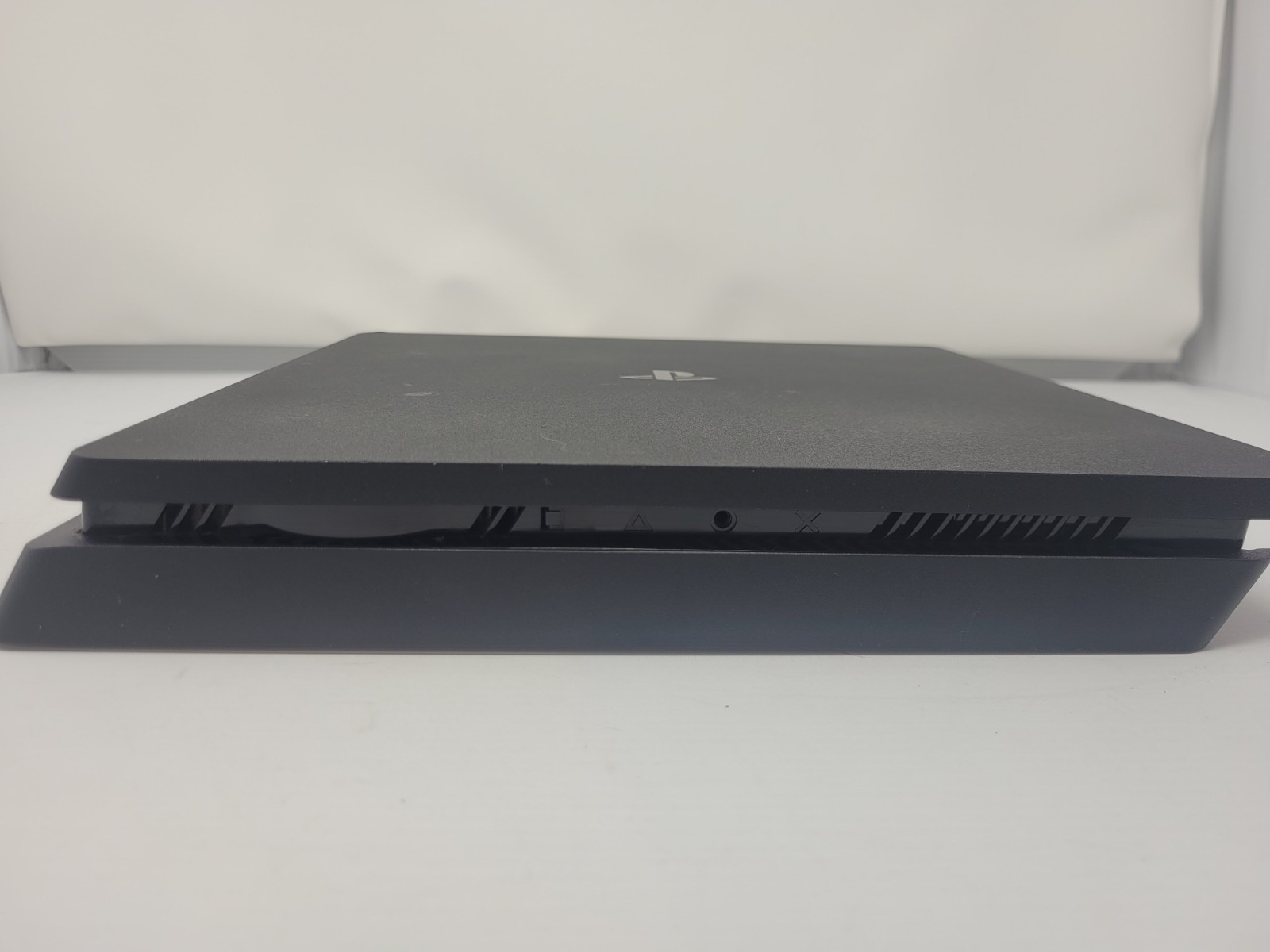Sony PlayStation 4 Slim Original Black Works With Red Controller And 5 Games