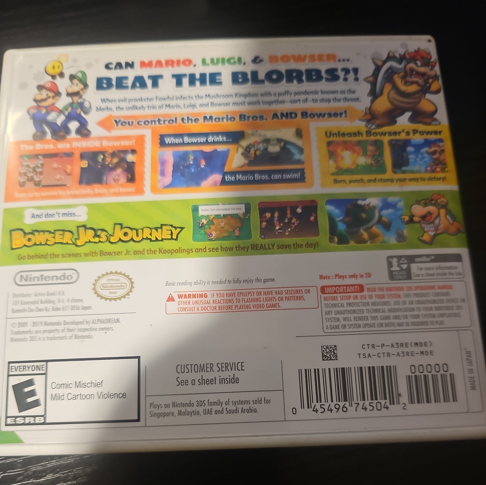 Mario & Luigi: Bowser’s Inside Story + Bowser Jr.’s Journey forNintendo 3DS -…