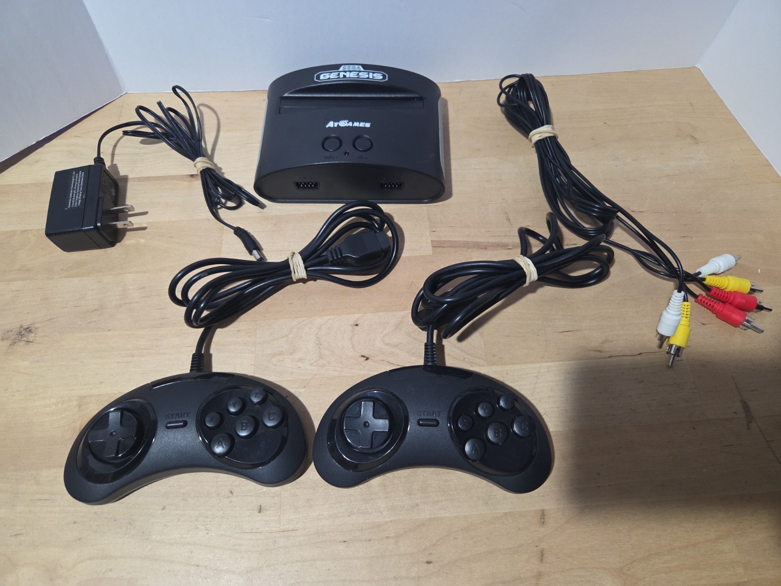 AtGames Sega Genesis Classic Mini Game Console w/ 80 Built-In Games Tested