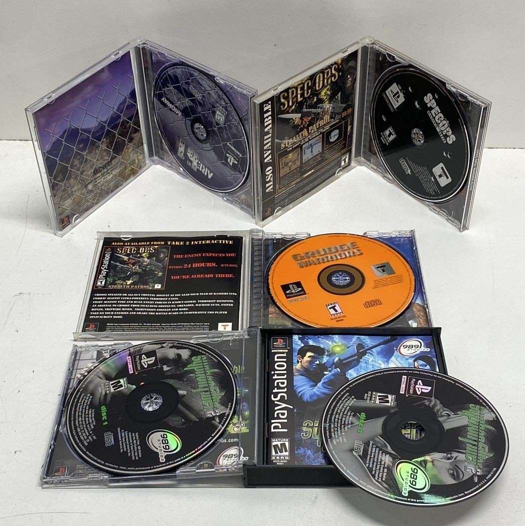 Syphon Filter 2 Area 51 4 PlayStation PS1 Game Lot 2000s