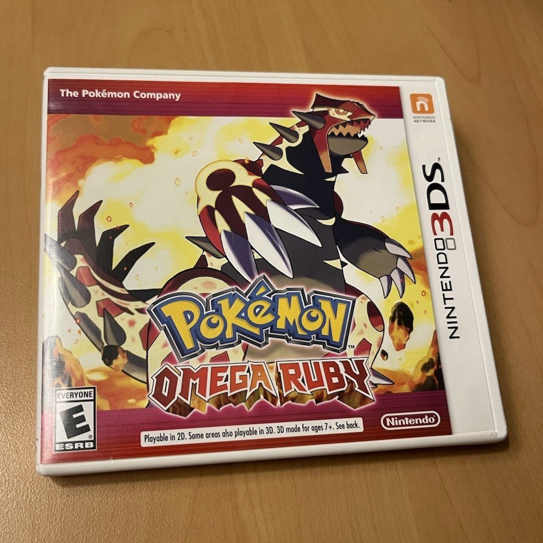 Pokemon Omega Ruby Nintendo 3DS CASE ONLY Authentic NO GAME CLEAN FAST SHIP