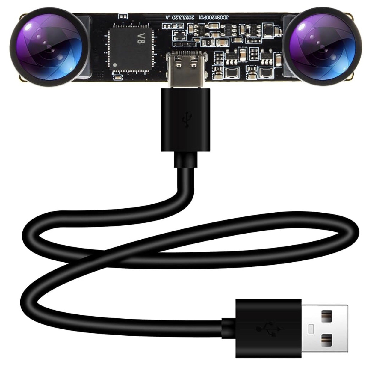 ELP 1200P Global Shutter USB Camera | High-Speed 120fps 3D VR Stereo Dual Lens