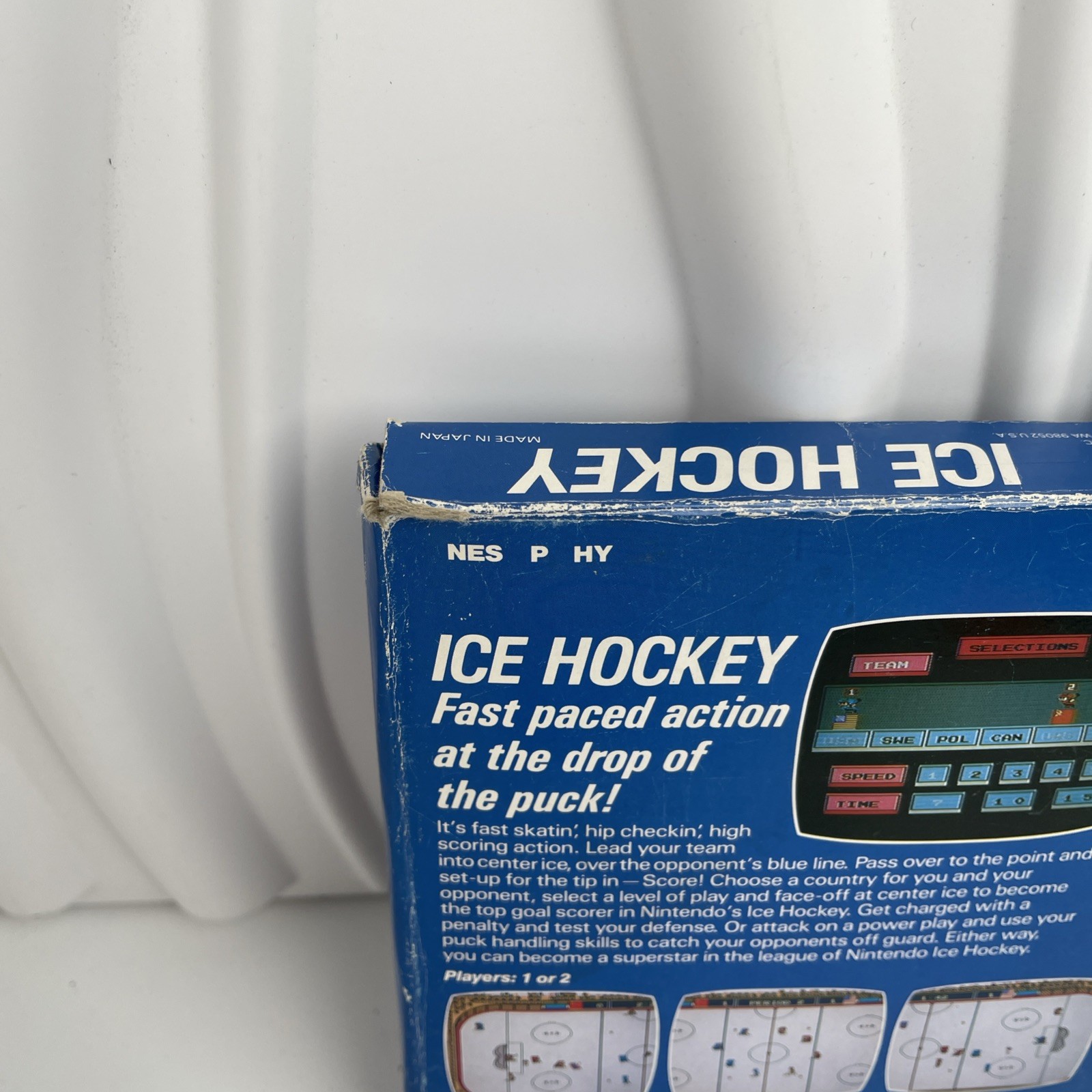 Ice Hockey (Nintendo NES) Complete in Box CIB