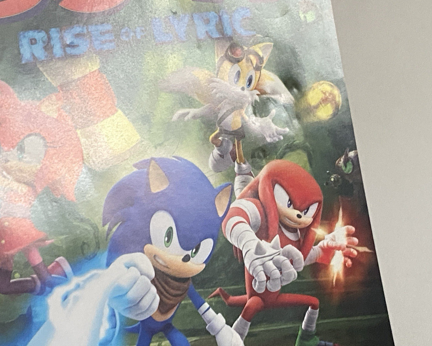 Sonic Boom Rise of Lyric Nintendo Wii U Good Disc Game Case Hedgehog Kids Sega
