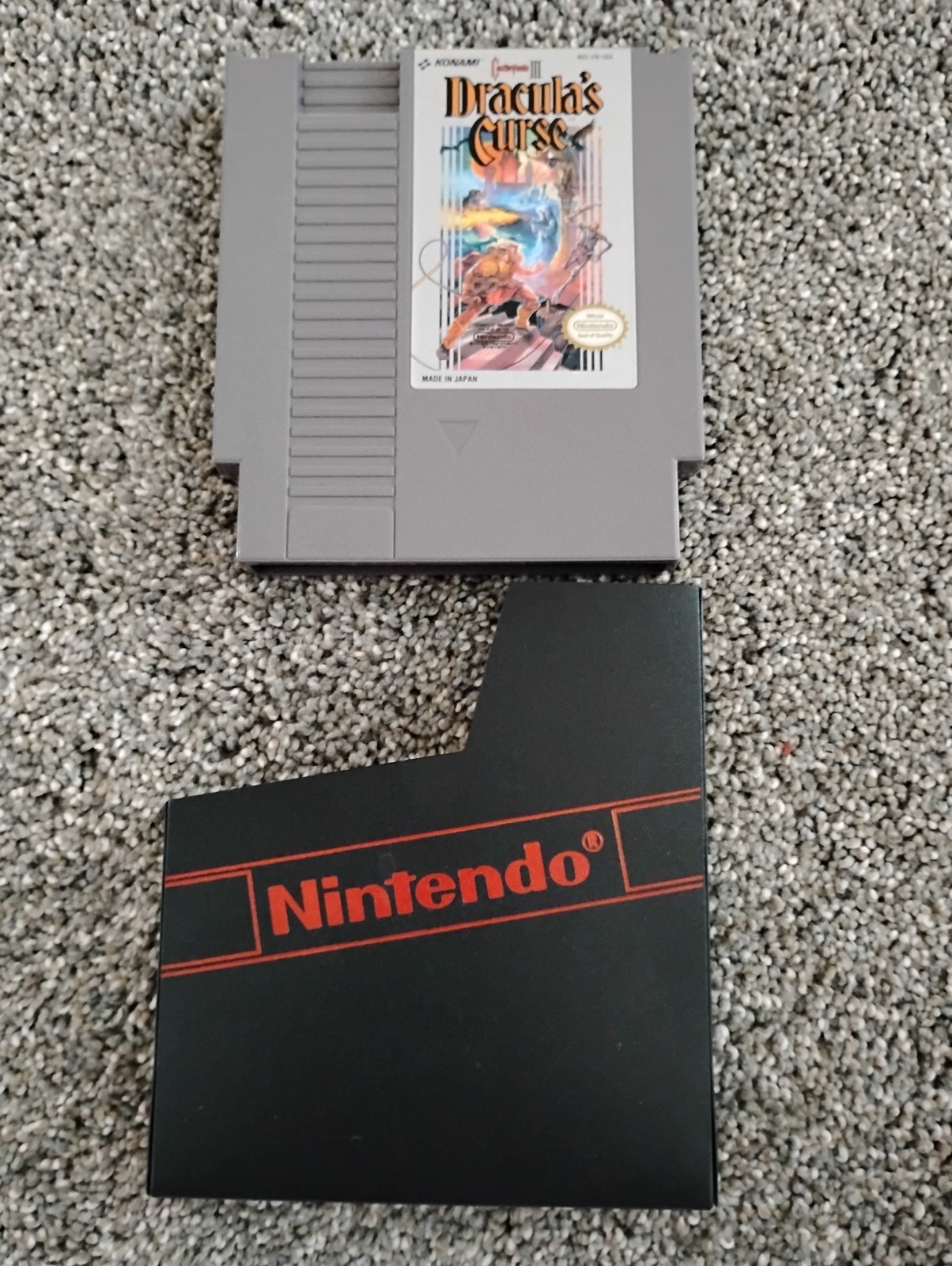 Castlevania III Dracula’s Curse Nintendo NES Cartridge And Case Authentic