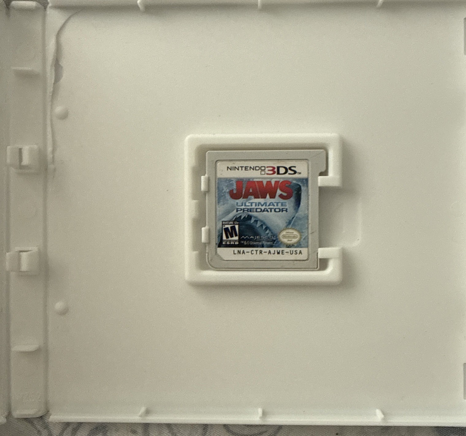 Jaws: Ultimate Predator (Nintendo 3DS, 2011) Tested / No Manual