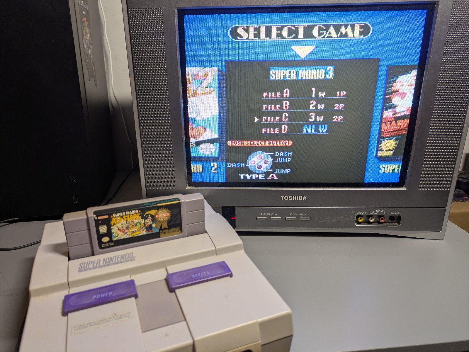 Super Mario All-Stars (Super Nintendo, SNES, 1993) Authentic Tested Working
