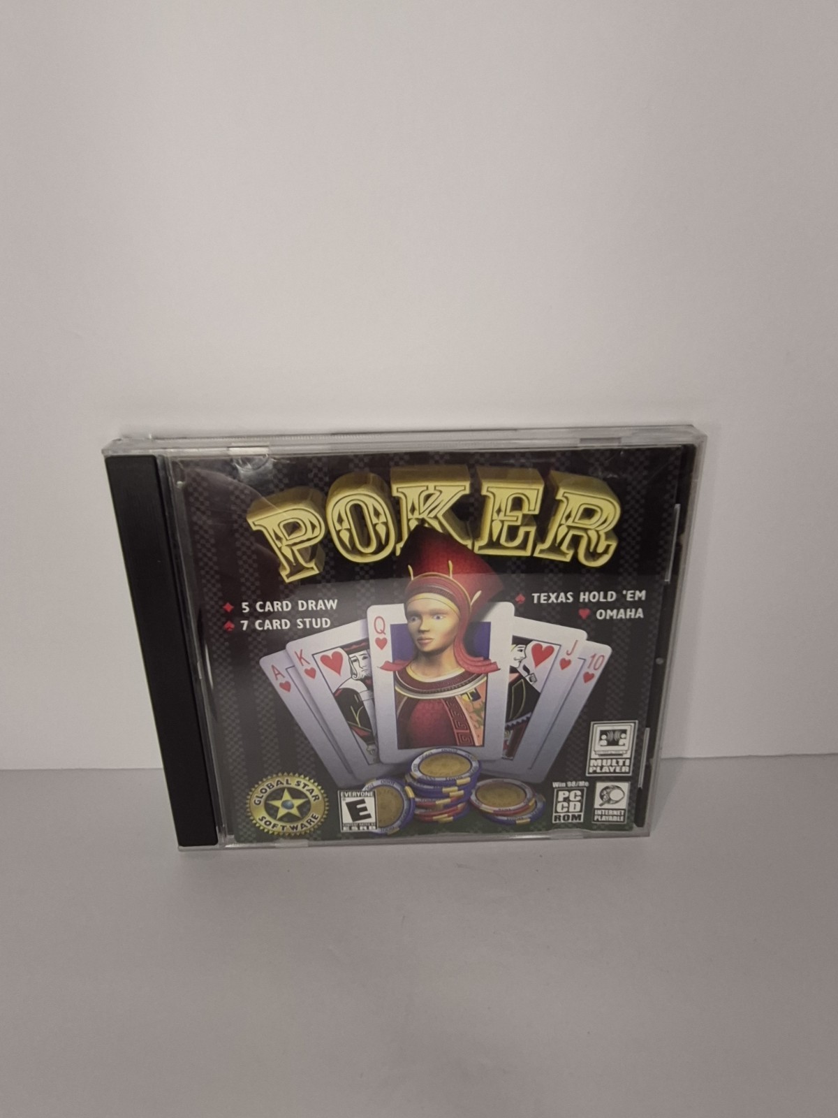 Poker Cd Rom Windows 98 Game Global Star Software Texas Hold Em