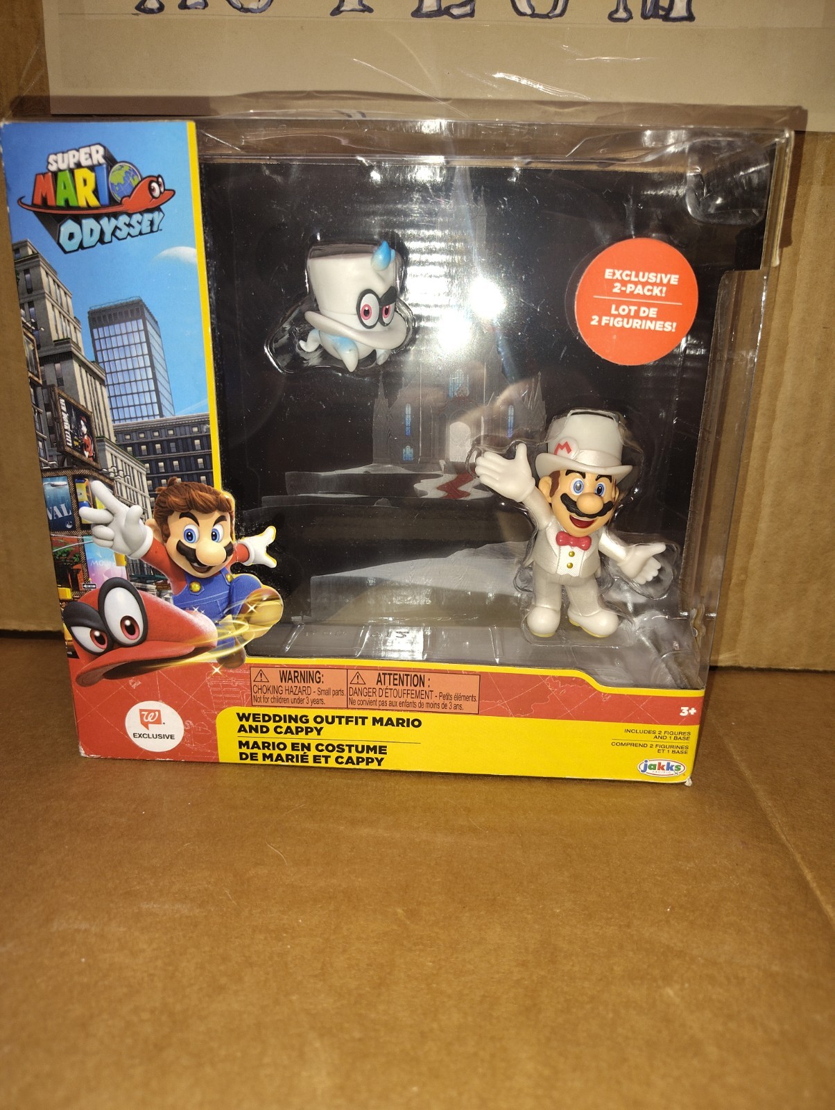 New Super Mario Odyssey Wedding Outfit Mario & Cappy Nintendo 2019 Good Cond.