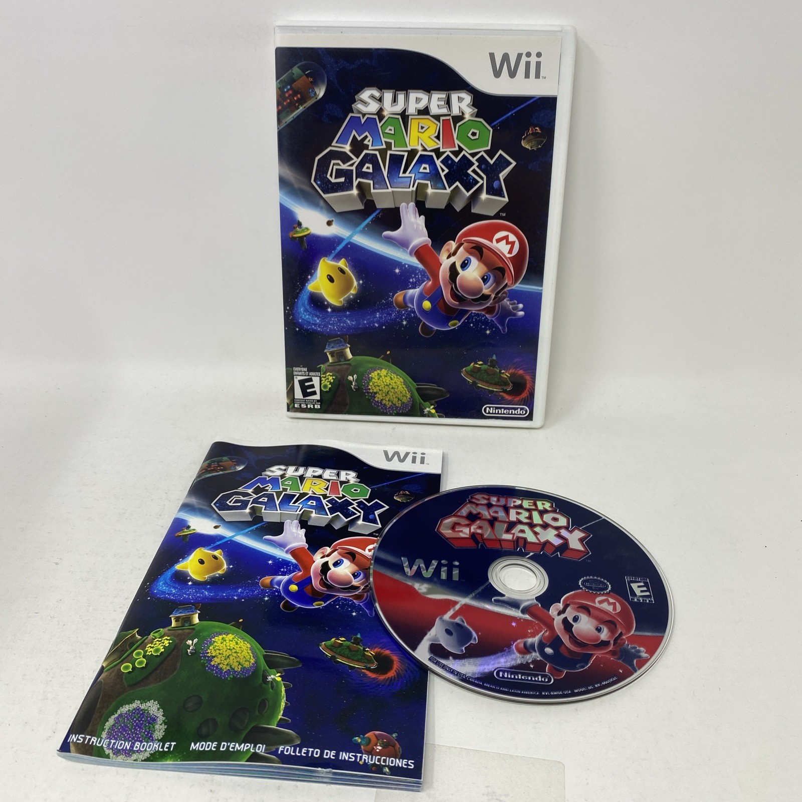 Refurbished Super Mario Galaxy 1 Nintendo Wii Complete CIB