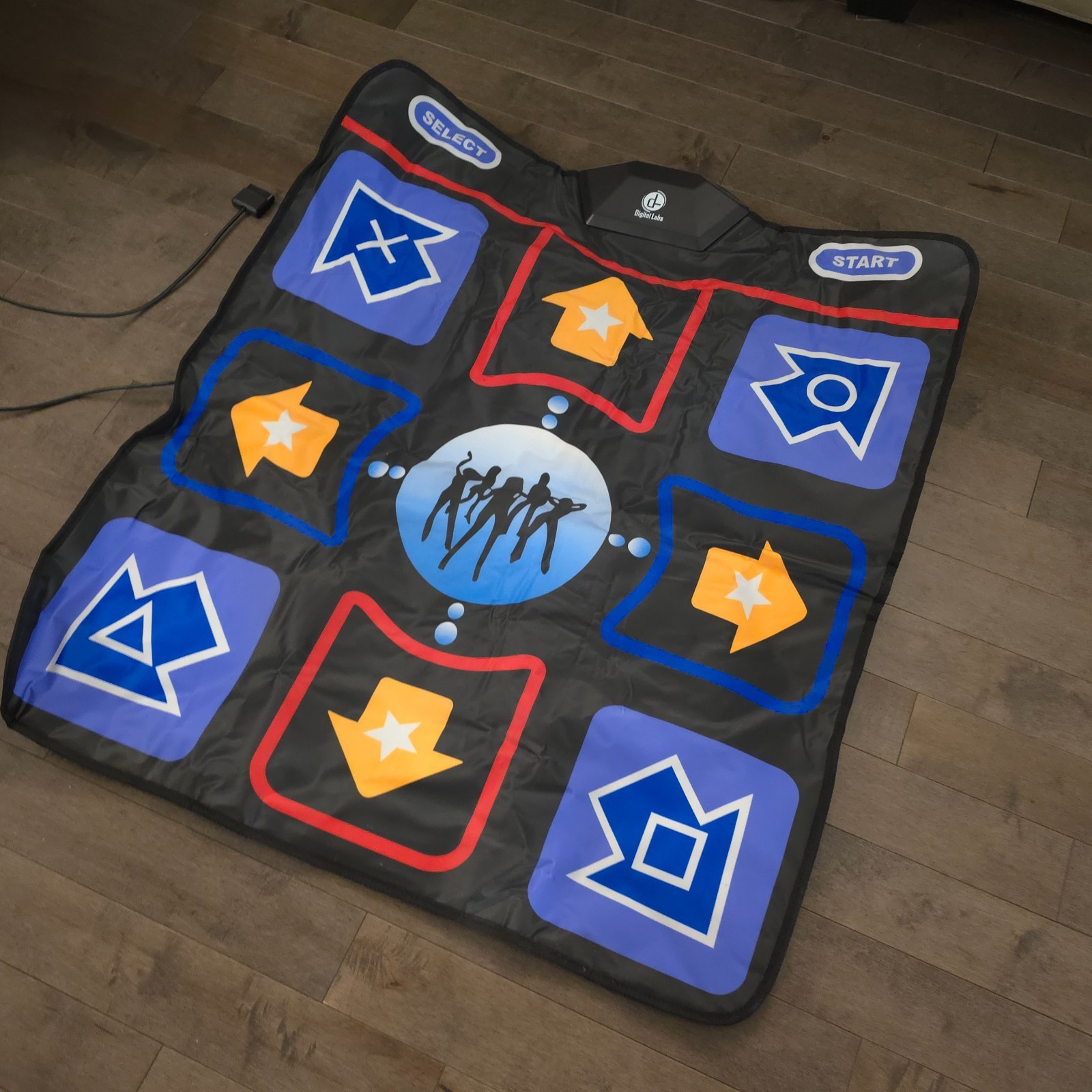 New Digital Labs Dance Pad Mat USB Plug DDR Style PC TV Rhythm Game Pad