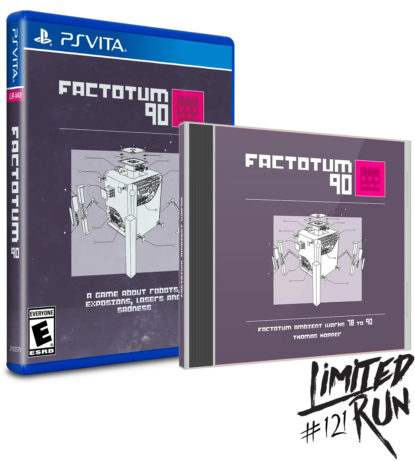 PSVita Factotum 90 Bonus Edition Limited Run Games LRG #121 – PlayStation Vita