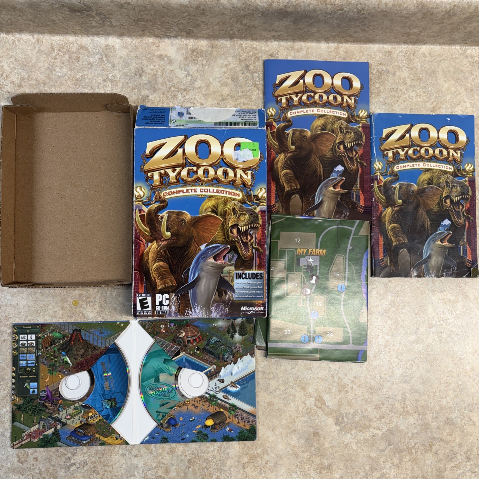 Microsoft Zoo Tycoon: Complete Collection Complete Edition PC Complete Box