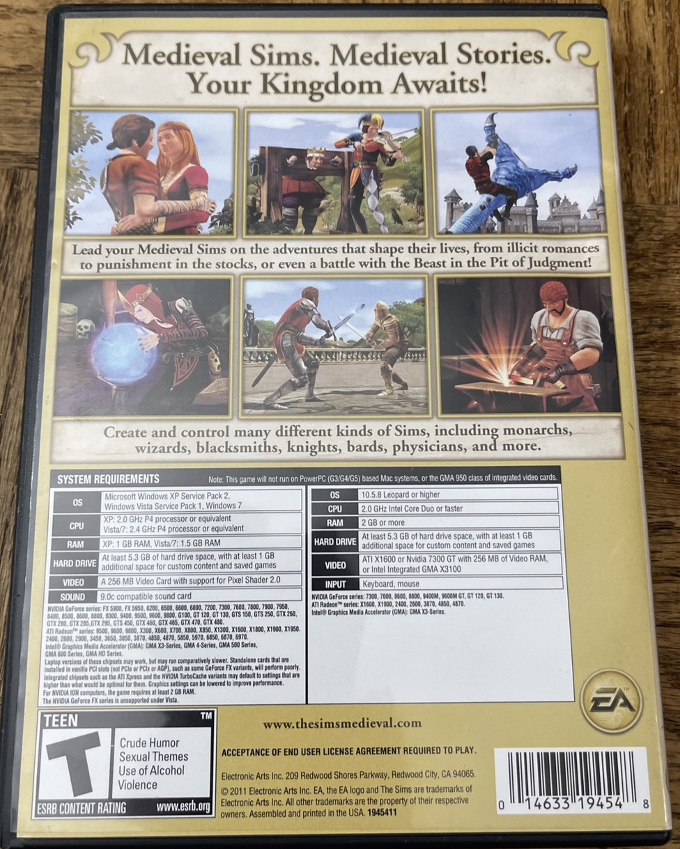 The Sims Medieval PC Game