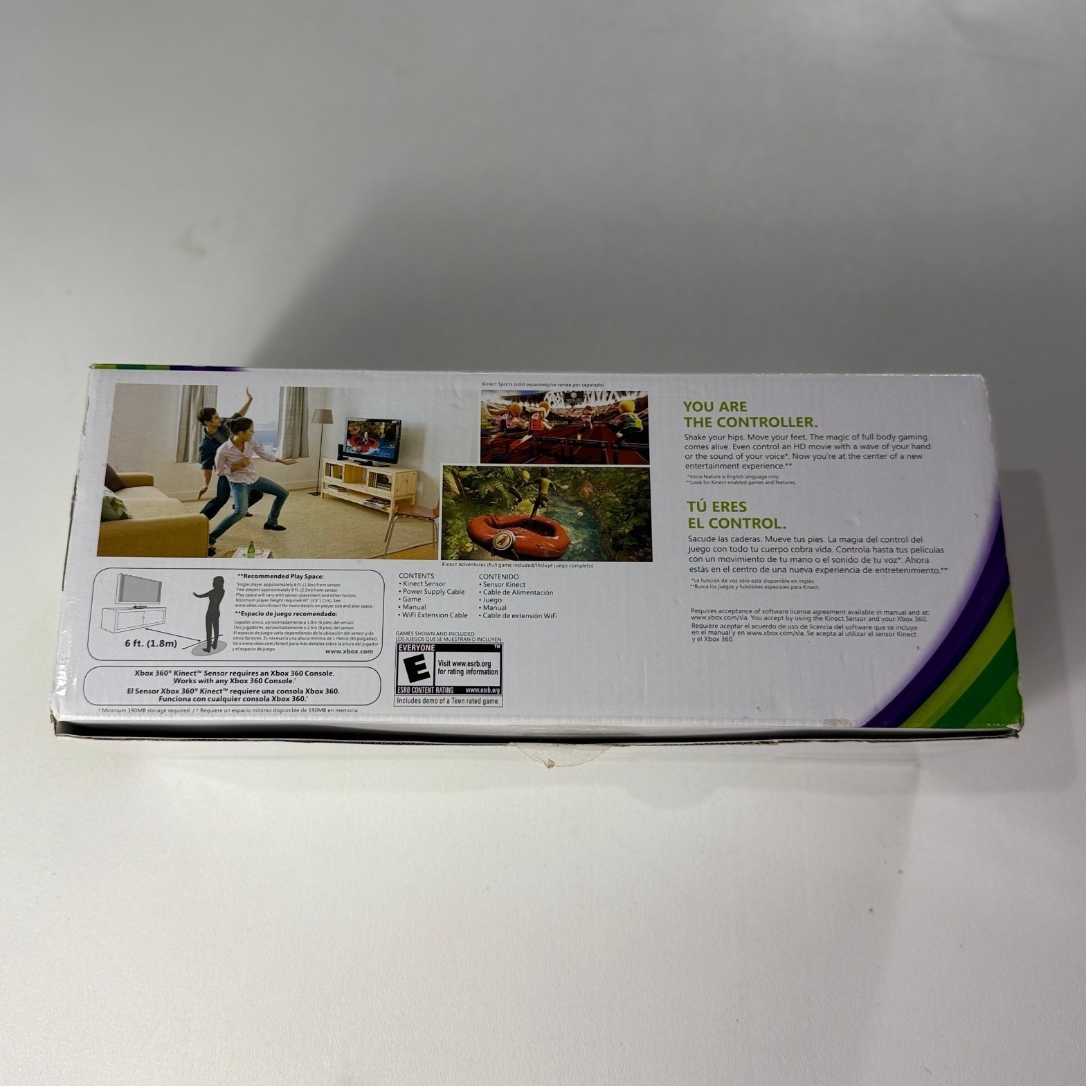 Microsoft Xbox 360 Kinect Sensor Model 1414 Motion Camera with Original Box