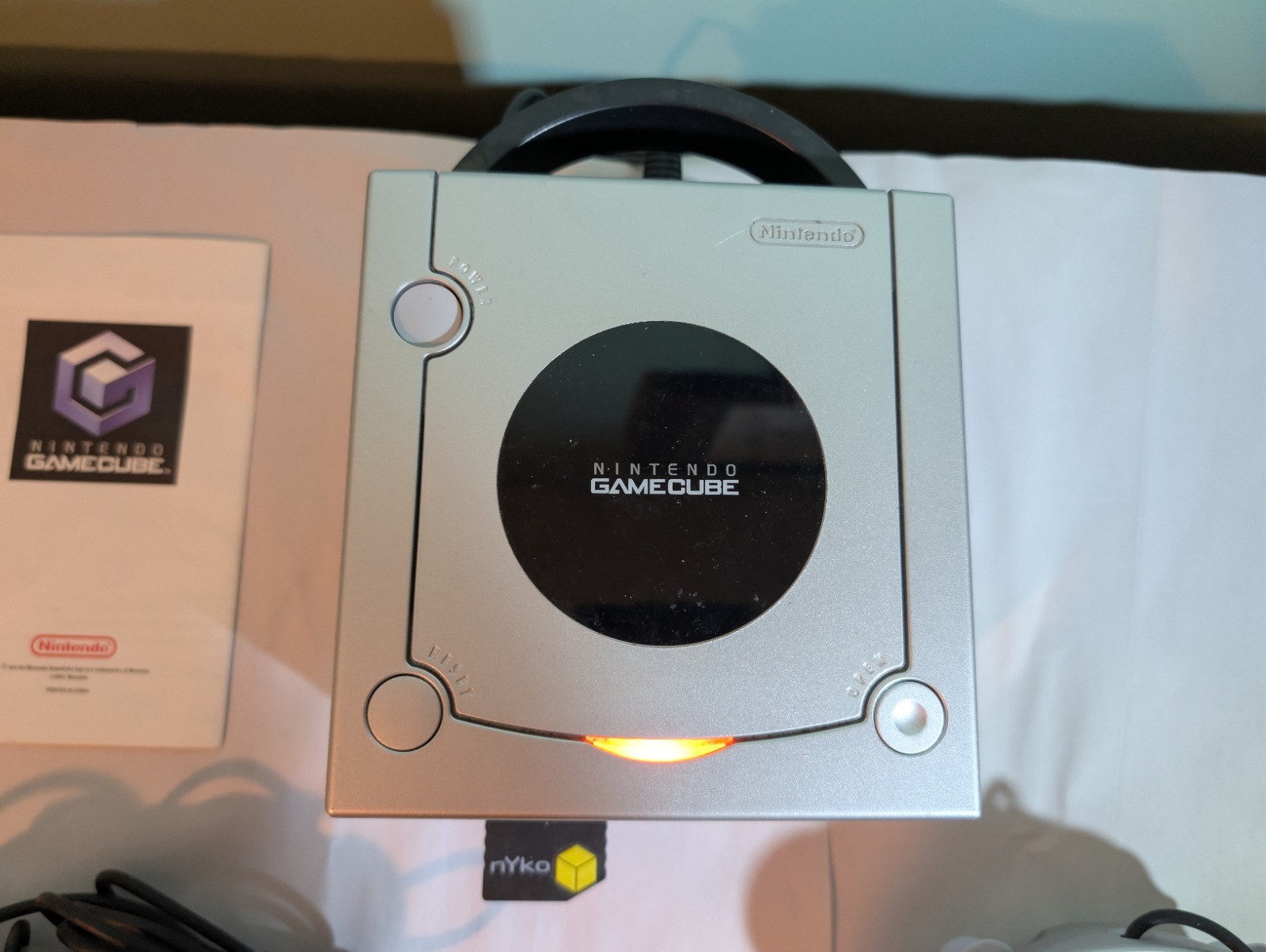 Nintendo GameCube Platinum Silver Console Tested + Games