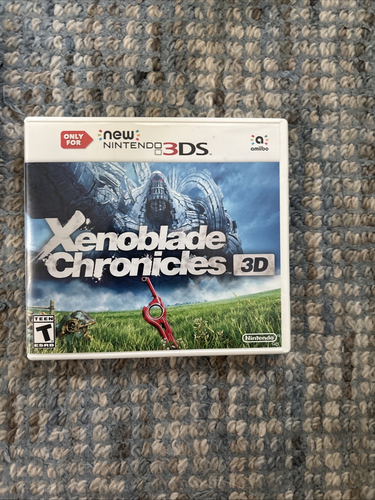 New Nintendo 3DS XL Black/Gray System and Xenoblade Chronicles 3D, C Description