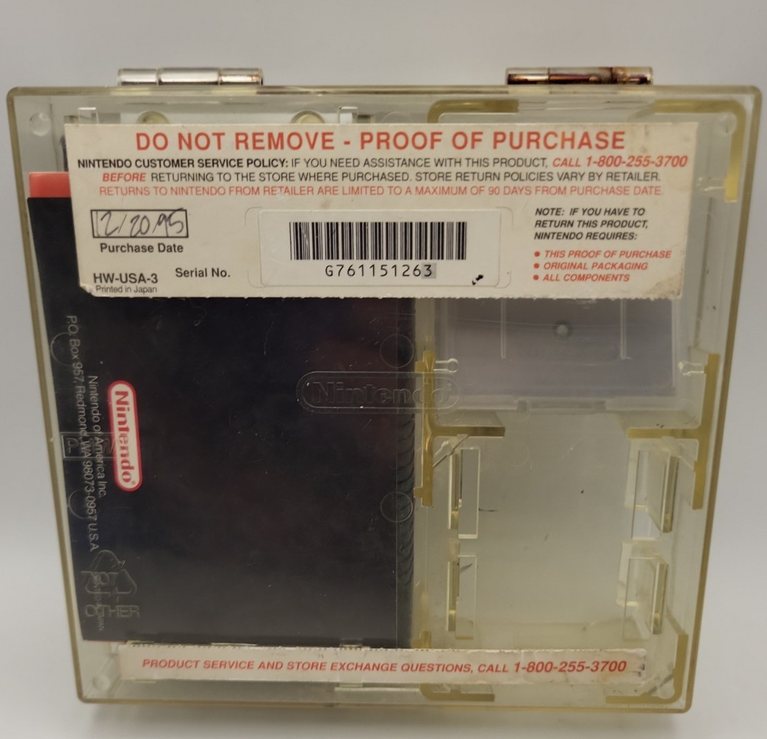 Nintendo Game Boy Original DMG‑01 Lot – Tested – Case + DMG‑07 + F‑1 Race + MKII