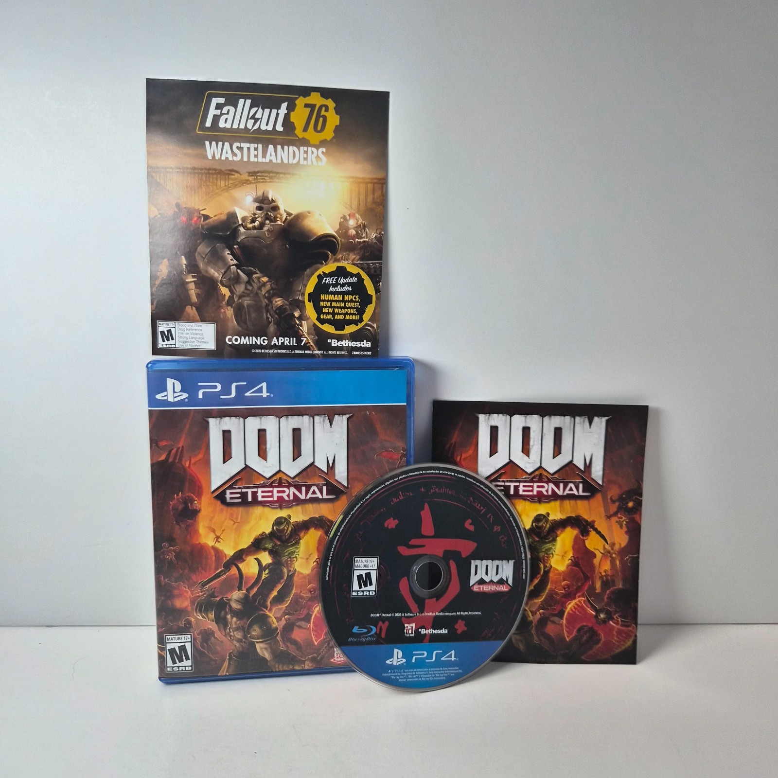 DOOM Eternal PS4 PlayStation 4 Complete CIB w/ Insert Tested