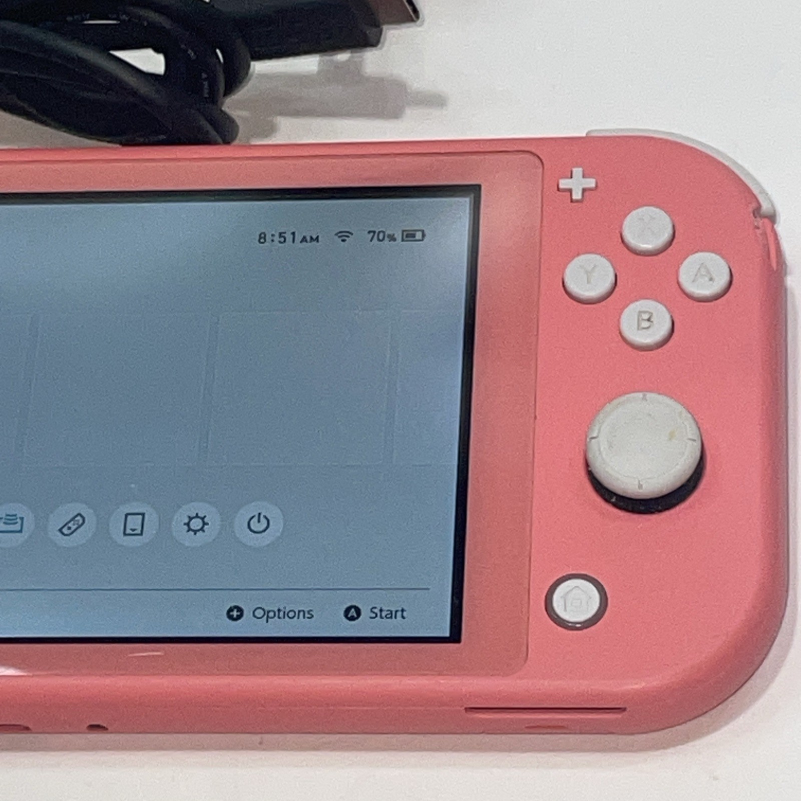 Nintendo Switch Lite Coral HDH-001 32GB W/ Charger & Cars 3 Game Tested READ