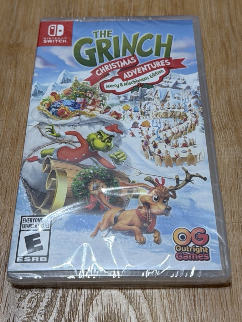 The Grinch Christmas Adventures (Nintendo Switch) Brand New Factory Sealed!