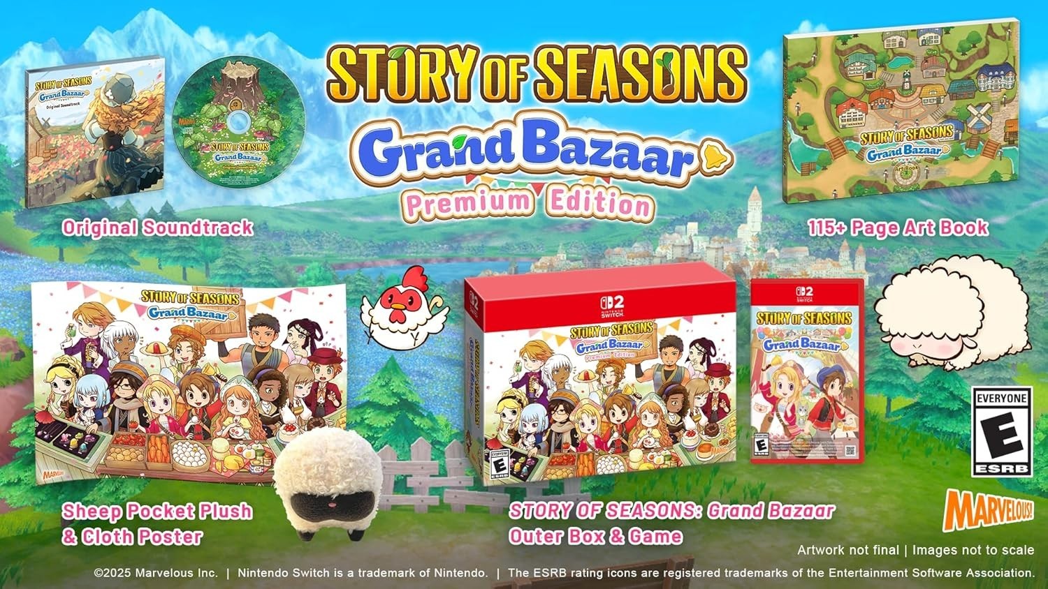 STORY OF SEASONS: Grand Bazaar PREMIUM EDITION Nintendo Switch 2 COZY Brand New