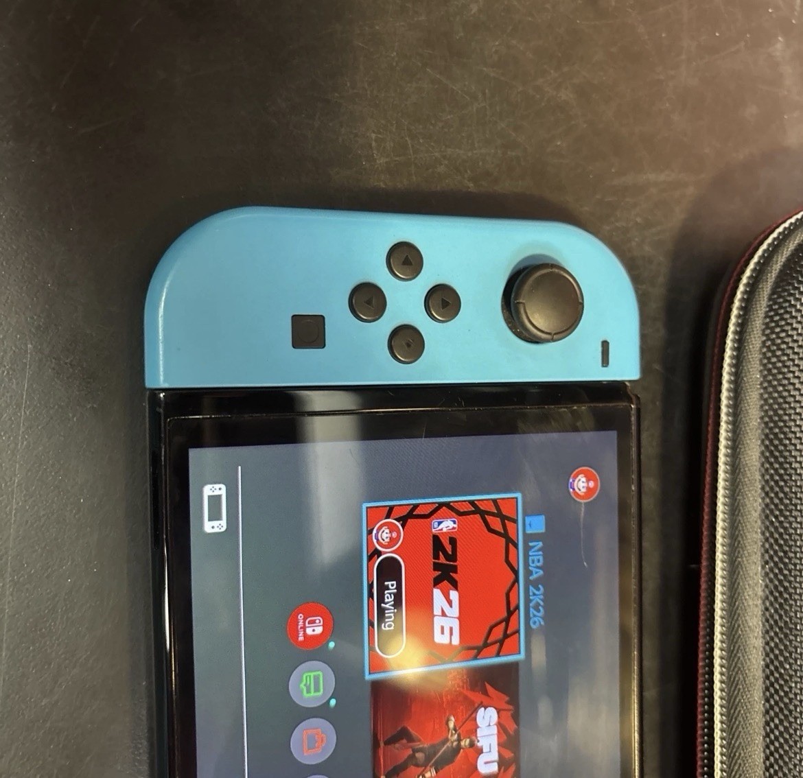 Nintendo – Switch OLED Console with Blue & Red Joycons Works Perfect!