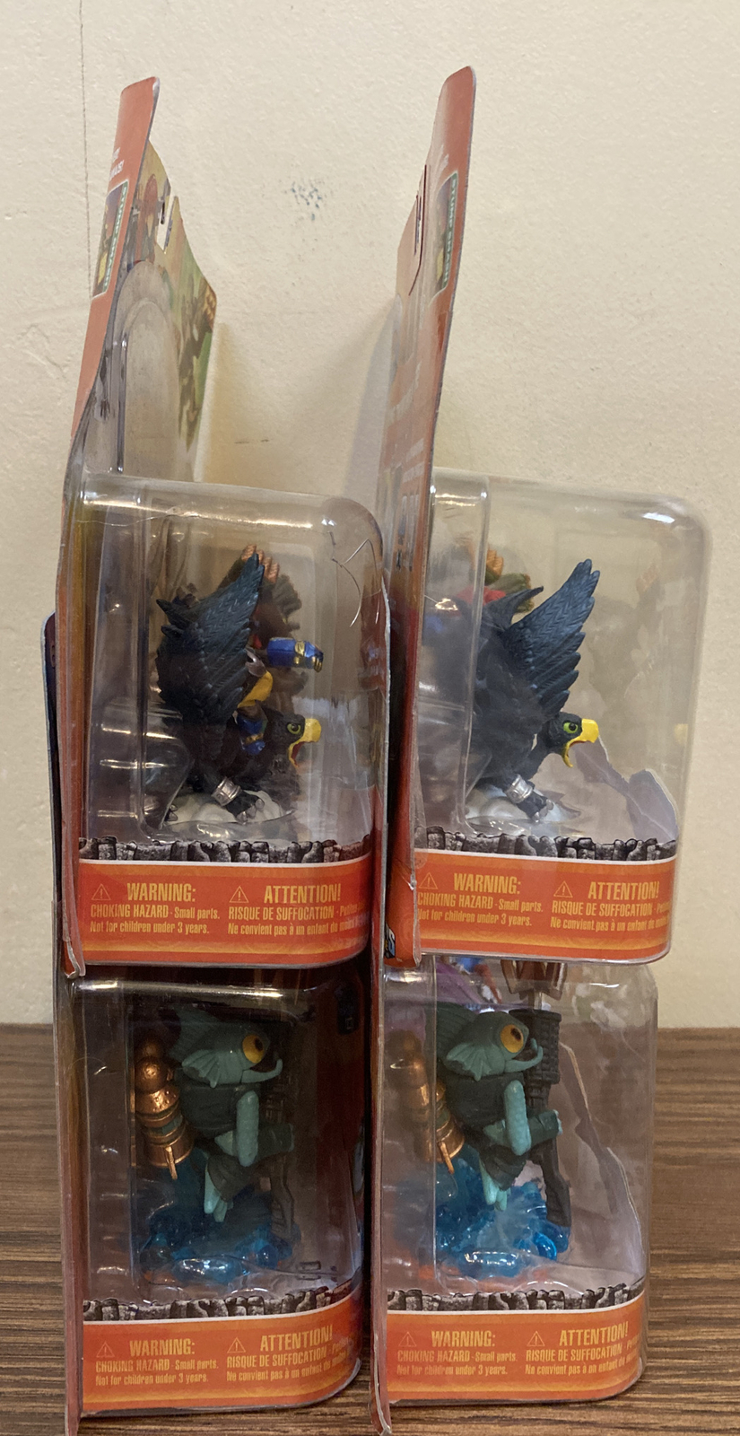 Skylanders Giants Sonic Boom Sprocket Stump Smash Flashwing Sealed Lot Of 4