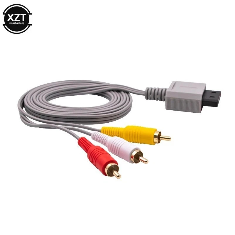 Audio Video AV Composite 3 RCA Cable for Nintendo Wii