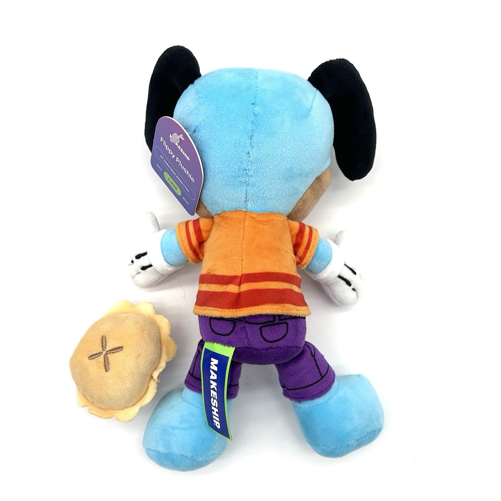 Makeship Flippy Plush Toontown Rewritten Game Disney Dog Limited Edition NWT