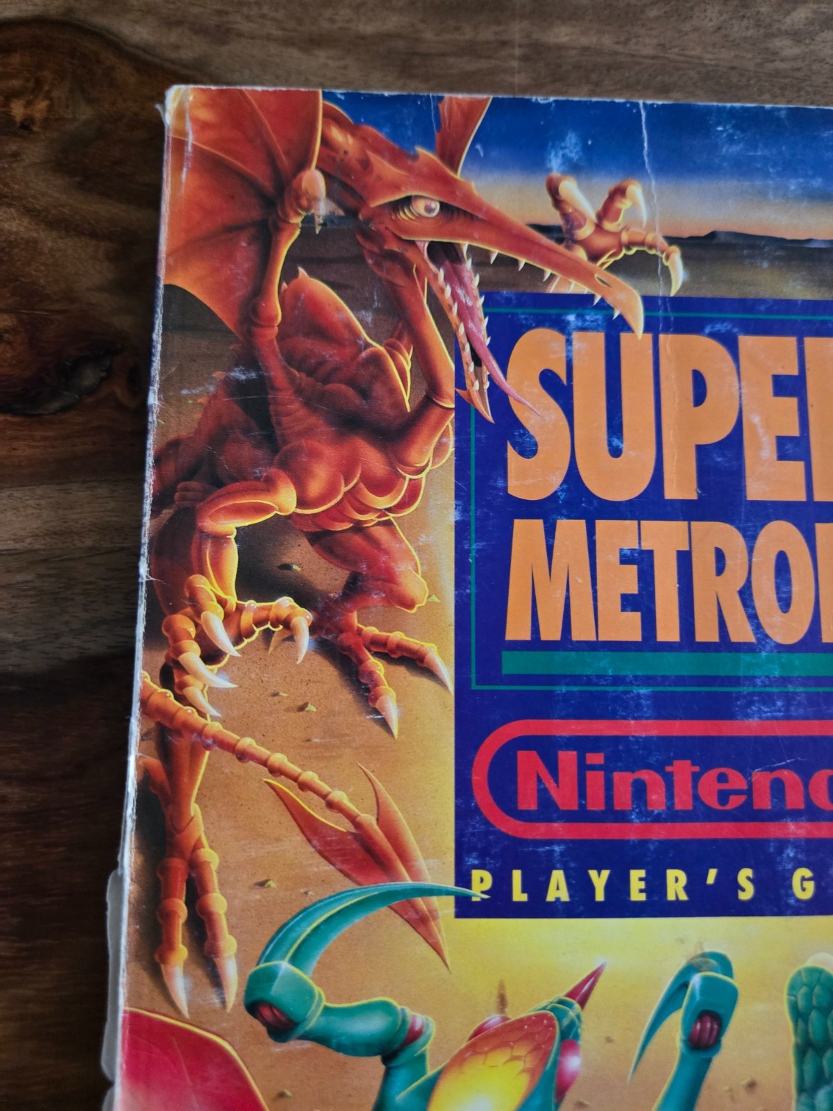 Super Metroid Nintendo Player’s Guide w/ Fold Out Map, Cover Damage :(