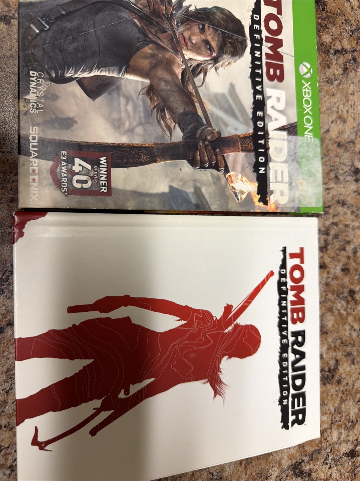 Tomb Raider: Definitive Edition (Xbox One, 2014) Game & Artbook, Tested Working