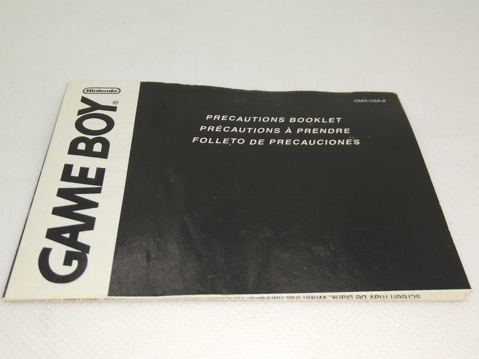 Game Boy Consumer Information & Precautions Booklet Fold Out U/DMG-USA-7 & More.