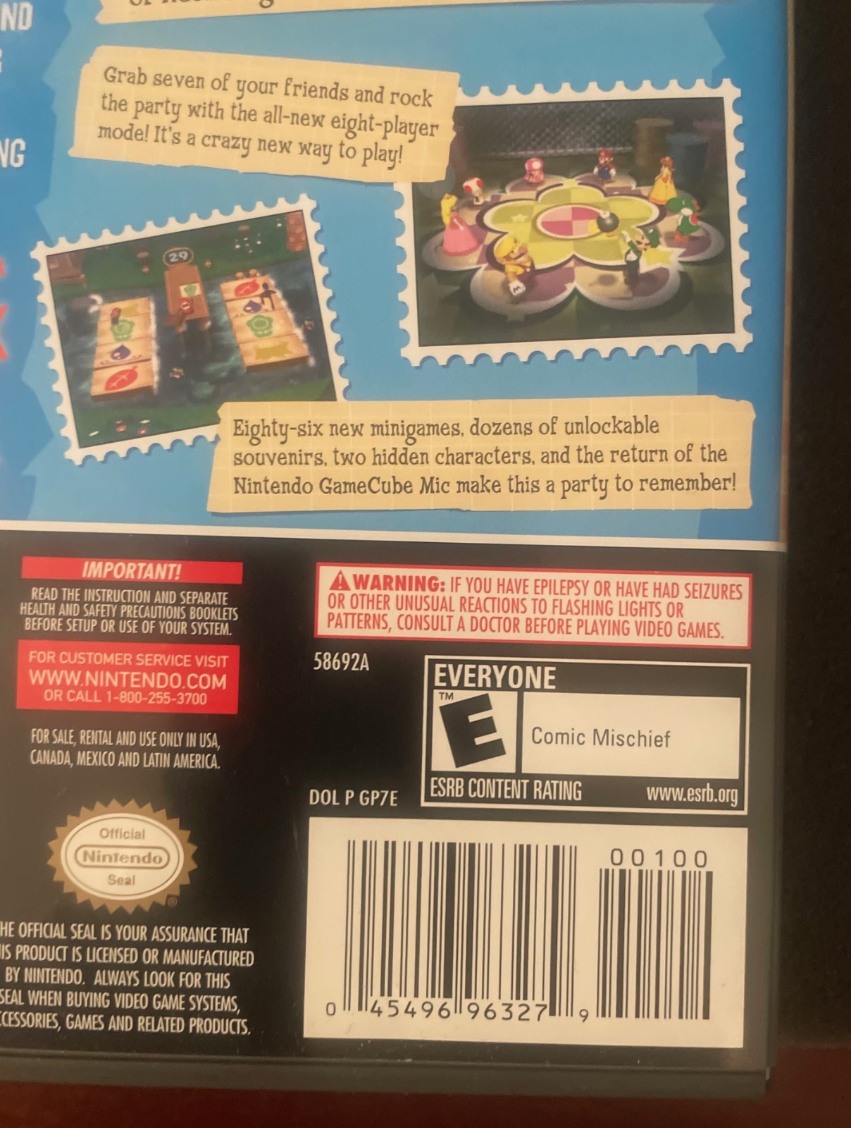 Nintendo Mario Party 7 GameCube 2005 CIB