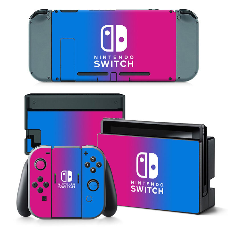 Vinyl Decal Skin Protector for Nintendo Switch Console Joy-Con Dock Full Set new