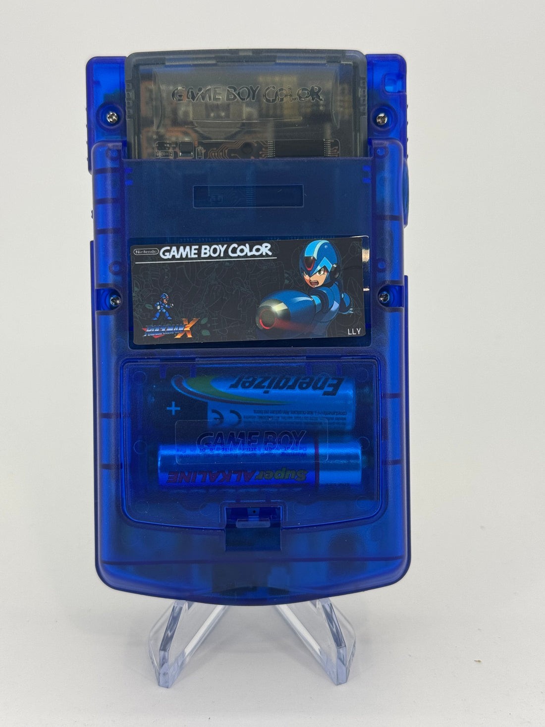 Gameboy Color GBC IPS Backlit Screen Megaman UV Printed Shell