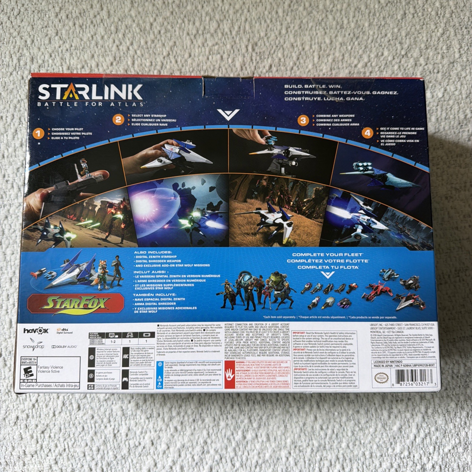 Starlink Battle for Atlas Nintendo Switch Starter Edition Brand new sealed