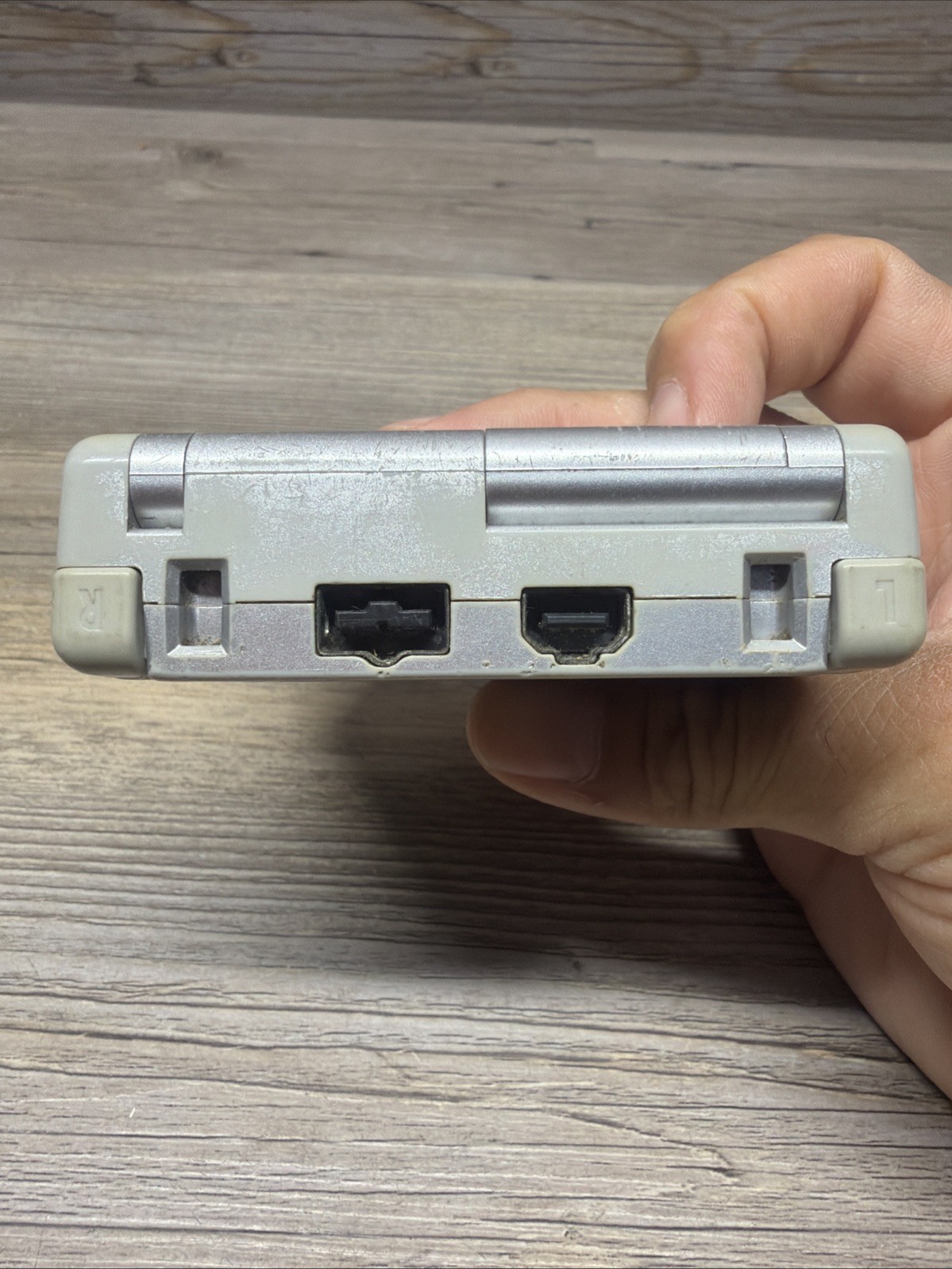 Nintendo Game Boy Advance SP Silver Handheld System TESTED WORKING